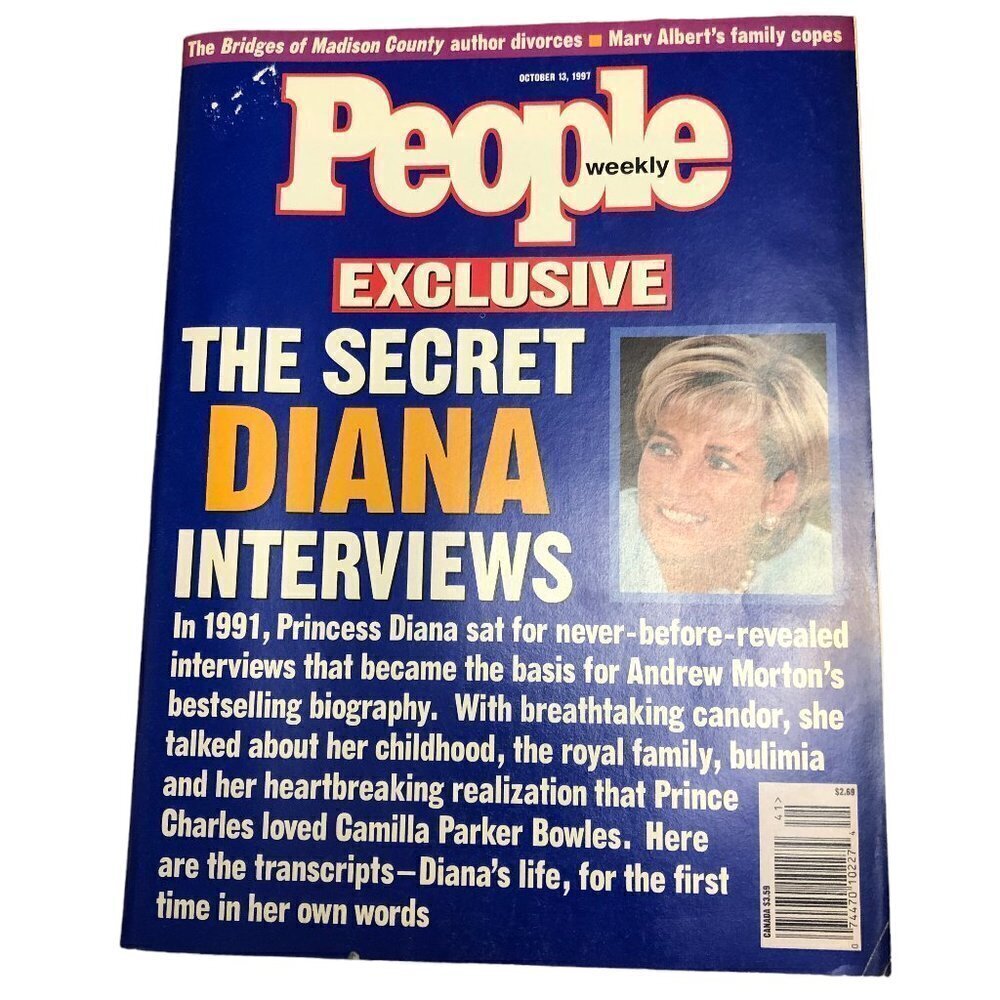 Princess Diana Lot of 5 Vintage People Magazines Late 90s - Picture 4 of 6